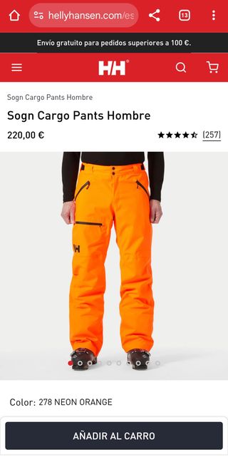 HELLY HANSEN SOGN CARGO SKI XL