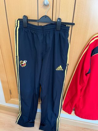 Chándal Adidas España Rojo y Negro