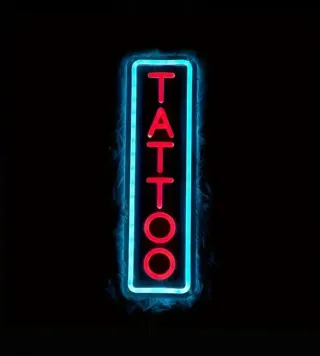 Lampada Neon LED "TATTOO" 44cm