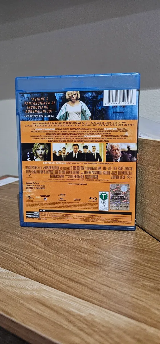 Lucy Blu-ray Scarlett Johansson Morgan Freeman