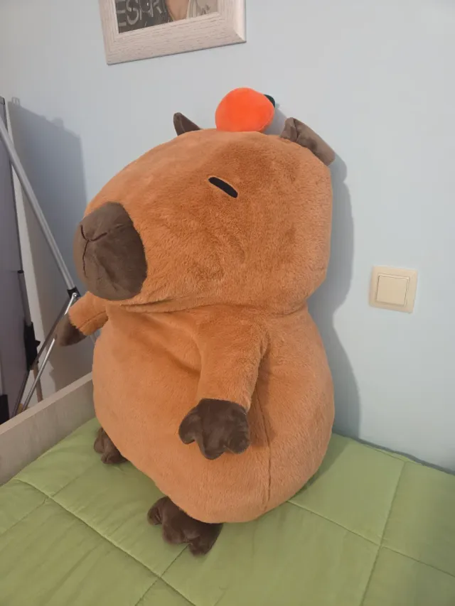 Peluche Capibara Gigante Naranja