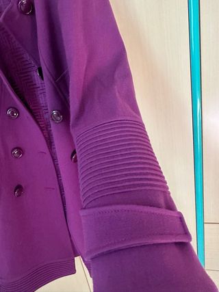 Cappotto Versace Viola Donna