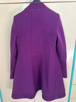 Cappotto Versace Viola Donna