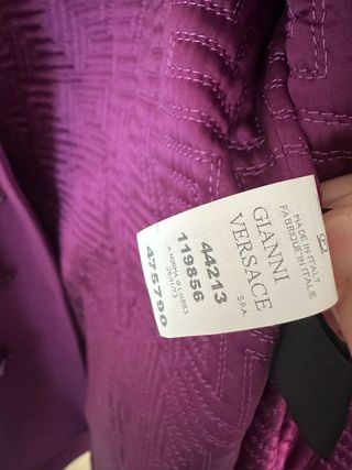 Cappotto Versace Viola Donna