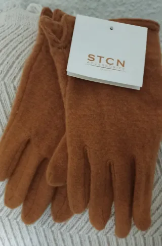 Guantes de lana STCN Marrones