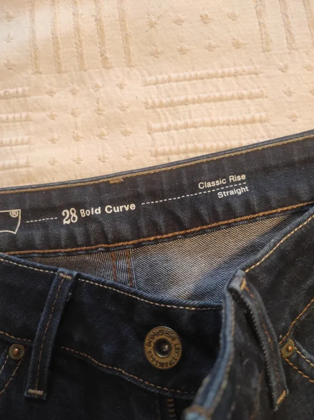 Vaqueros Levi's Bold Curve Azules