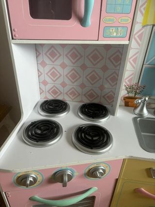 Cocinita de madera para niños