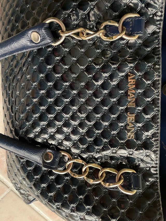 Borsa Armani Jeans blu scuro