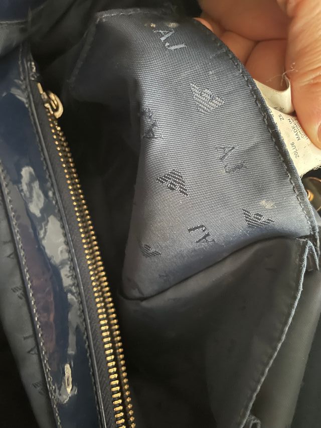 Borsa Armani Jeans blu scuro