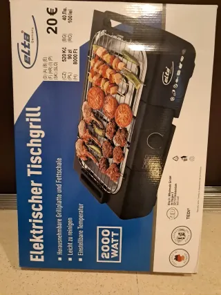 Parrilla Eléctrica Elta 2000W