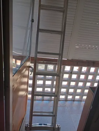 Escalera extensible aluminio