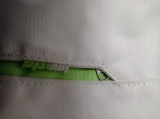 Borsa Invicta tessuto tecnico grigio e verde