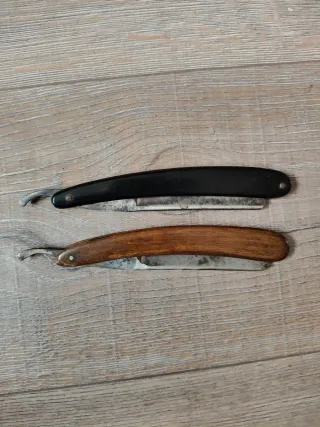 2 Navajas de afeitar antiguas