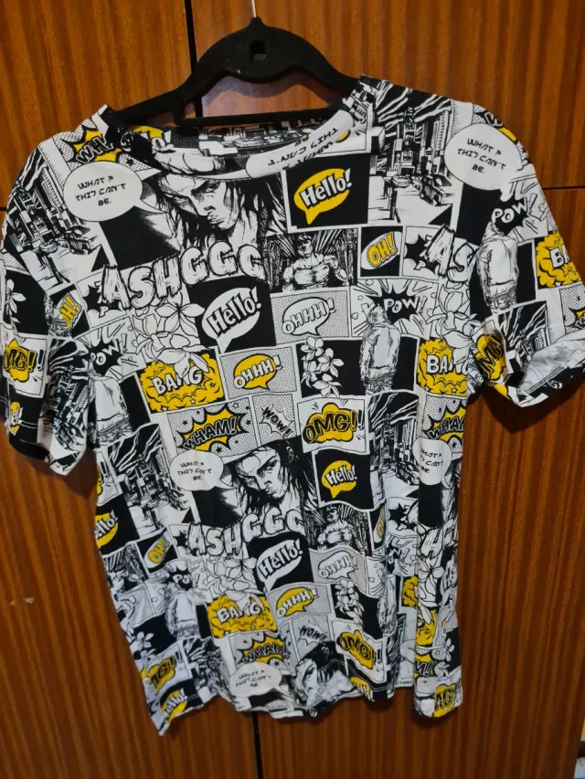 Camiseta Estampado Cómic