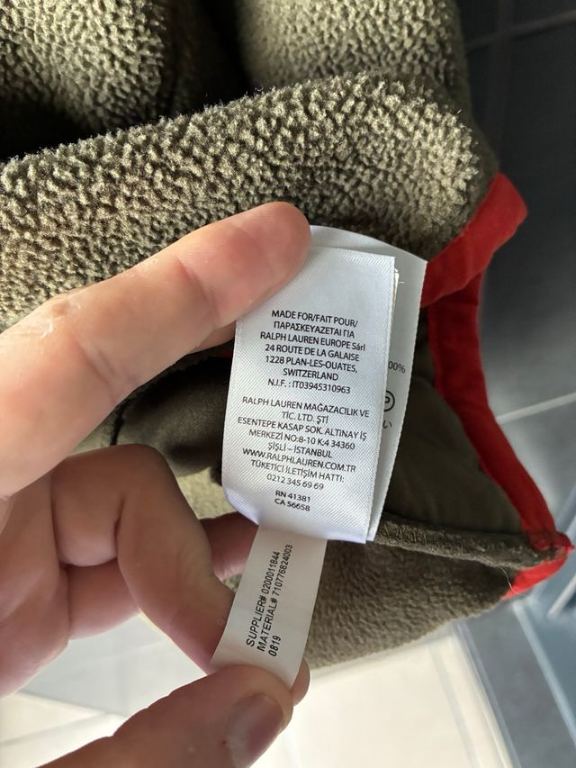 Forro polar con media cremallera Ralph Lauren L