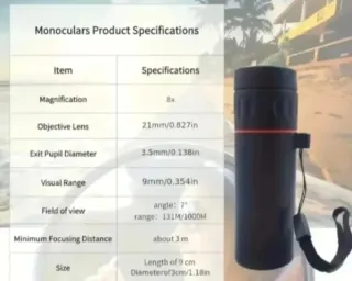 Telescopio Monocular HD 2000x25