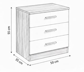 Cabecero y 2 mesitas de noche