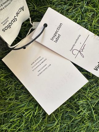 Bufanda Acne Studios Nueva con Etiquetas