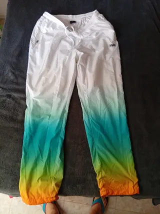 Pantalón Snipes degradado blanco