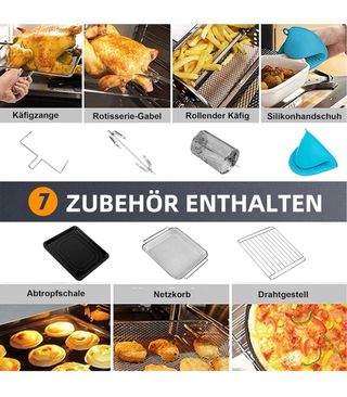 Horno Freidora Aire Biolomix 11 en 1. Air fryer