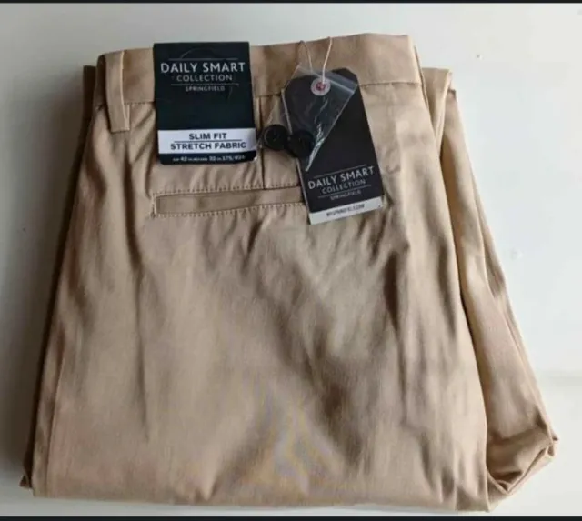 Pantalón chino DAILY SMART beige talla 42