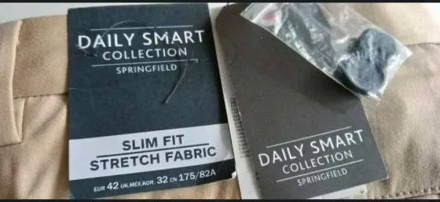 Pantalón chino DAILY SMART beige talla 42