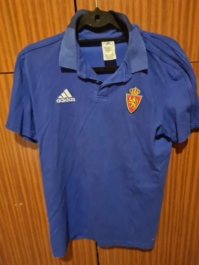 Polo Adidas Real Zaragoza Azul Talla L
