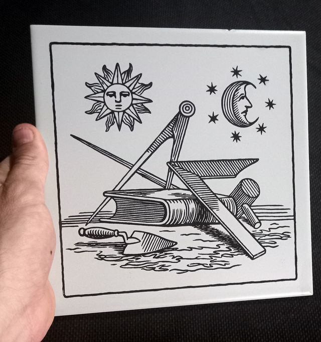 Azulejo Decorativo Massoneria