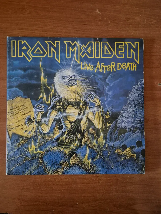 Iron Maiden Live After Death LP Doppio