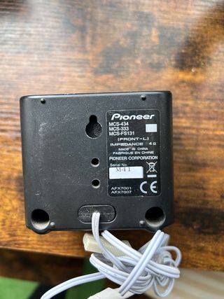 Altavoces Pioneer Negro/Gris