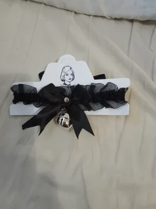 Set diadema orejas de gato/a y 2 collares