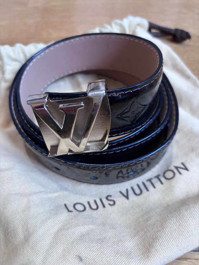Cinturón Louis Vuitton Marrón Hebilla LV