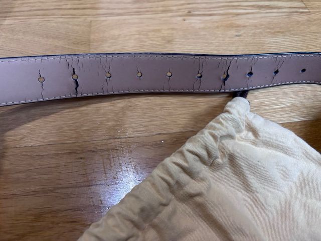 Cinturón Louis Vuitton Marrón Hebilla LV