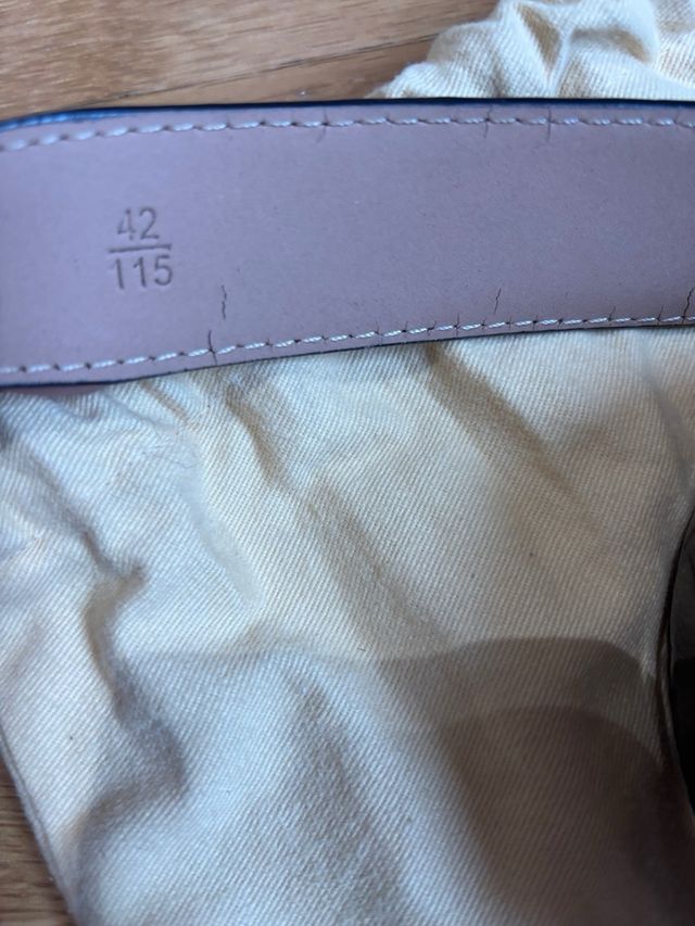 Cinturón Louis Vuitton Marrón Hebilla LV