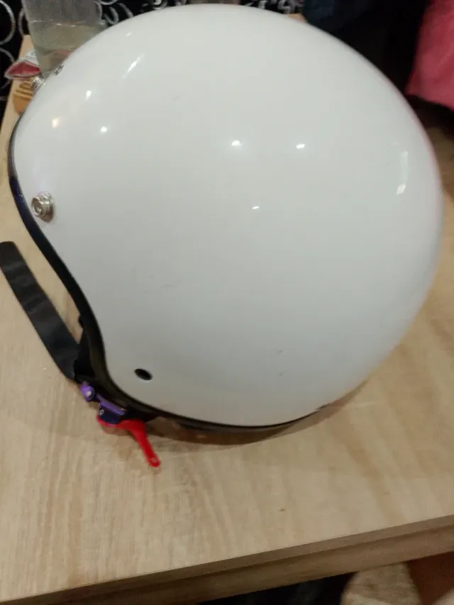 Casco Moto Ska-P Blanco Sin Visera