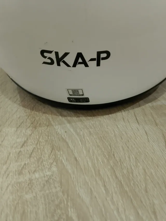 Casco Moto Ska-P Blanco Sin Visera