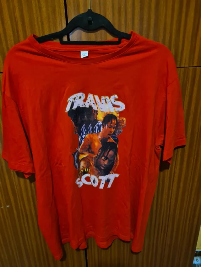Camiseta Travis Scott Roja