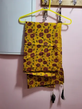 Vestido largo con dupatta