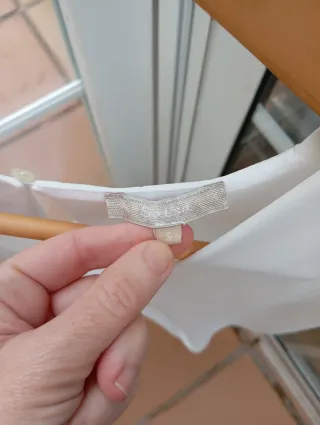 Blusa blanca cruzada