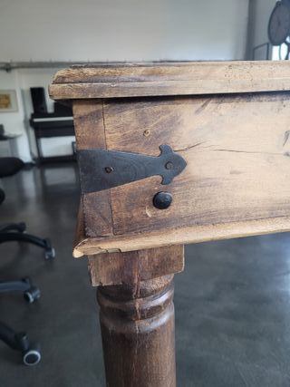 Tavolo da antico portale indiano