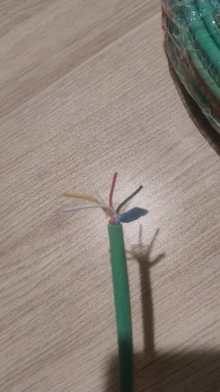 Cable KNX Lazsa 100m Verde