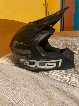 Casco de moto integral negro