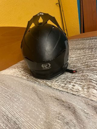 Casco de moto integral negro