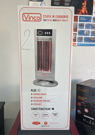 Stufa a carbonio Vinco 70181 NSKT-90A.01