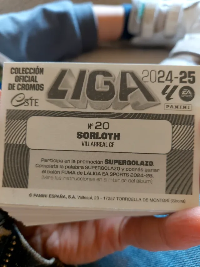 Cromo Liga 24-25 Sorloth Villarreal CF Nº20