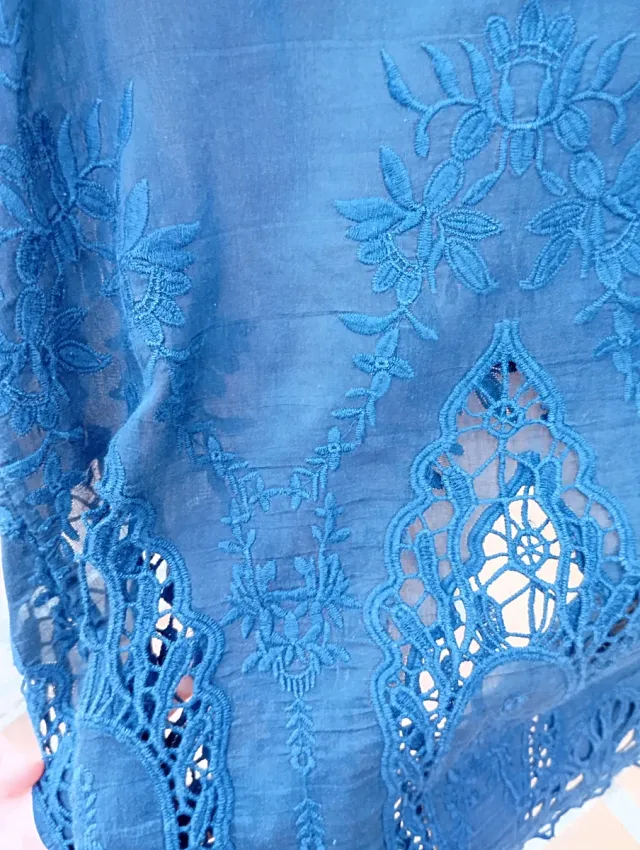 Blusa Massimo Dutti Azul Talla XS