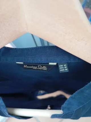 Blusa Massimo Dutti Azul Talla XS