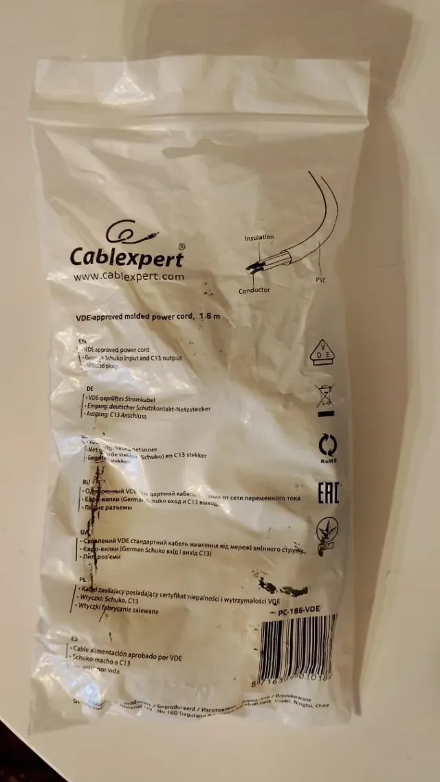 Cable DVI VCOM 1.3m Negro