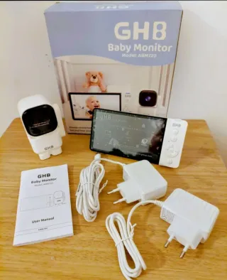 Vigilabebés GHB 5" HD NUEVO | Rotación 350º