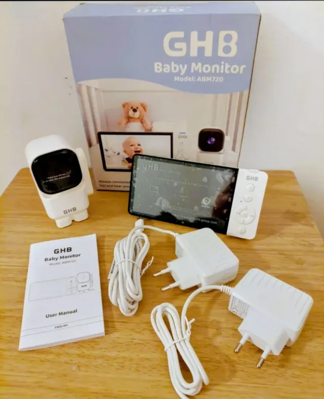 Vigilabebés GHB 5" HD NUEVO | Rotación 350º